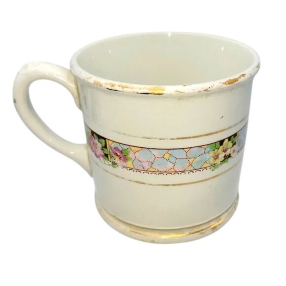 MCM Vintage Harker Pottery Semi Porcelain Shaving Mug - Picture 2 of 8